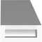 Ekena Millwork 3 1/2-in. W x 34-in. D x 40-in. H Funston Architectural Grade PVC Knee Brace BRCP035X34X40FST - alternate 2